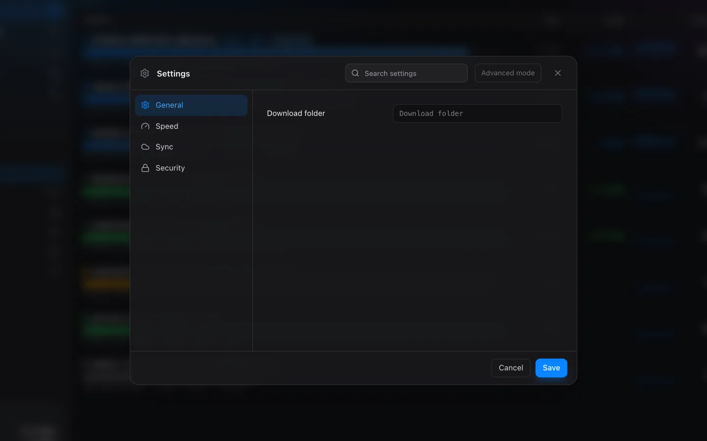 Settings, without the maze